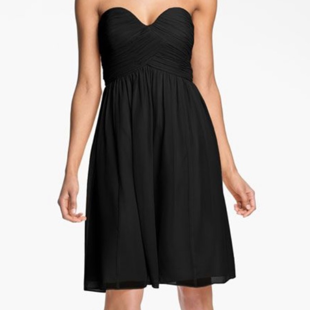 Donna Morgan Silk Chiffon Dress